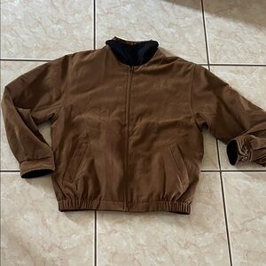 Cutter & Buck Tan Bomber Jacket